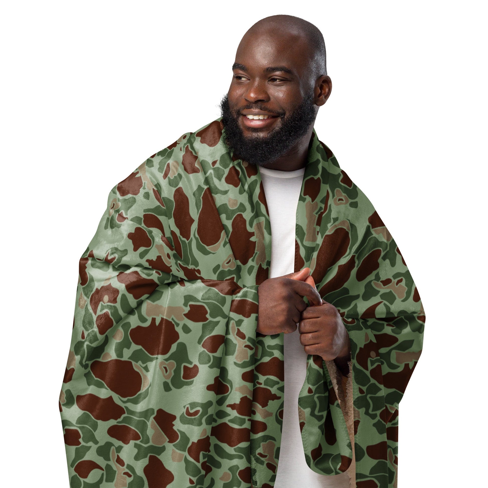 American Frog Skin Raider CAMO Sherpa blanket - Blankets