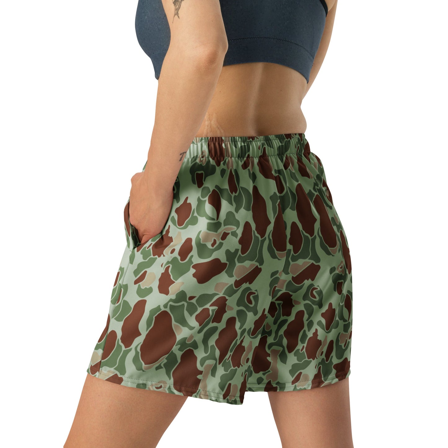 American Frog Skin Raider CAMO Unisex Athletic Long Shorts
