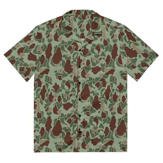 American Frog Skin Raider CAMO Unisex button shirt - 2XS - Button Shirts