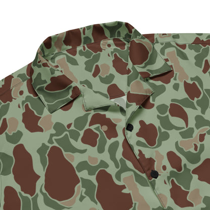 American Frog Skin Raider CAMO Unisex button shirt - Button Shirts