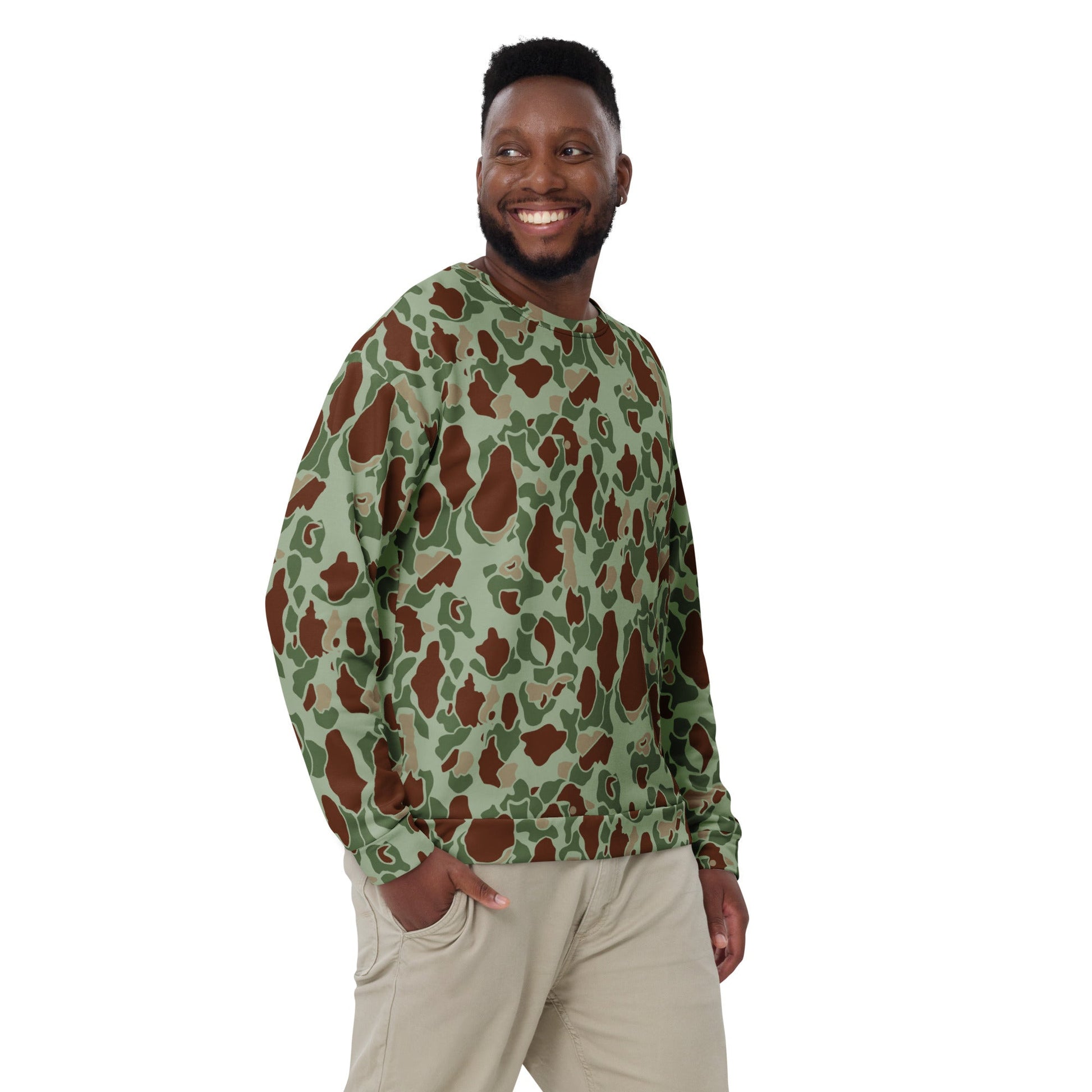 American Frog Skin Raider CAMO Unisex Sweatshirt - Sweatshirts