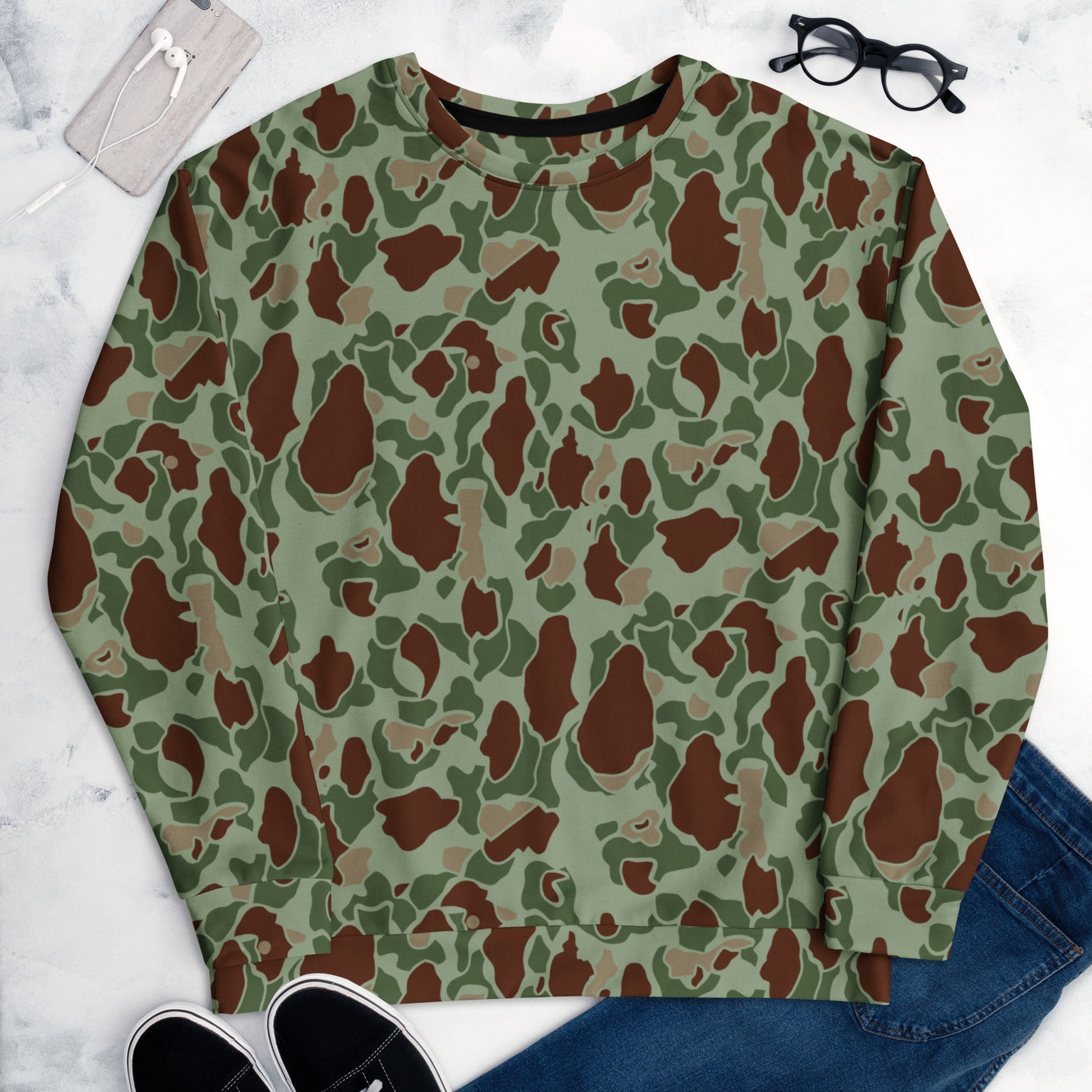 American Frog Skin Raider CAMO Unisex Sweatshirt - Sweatshirts