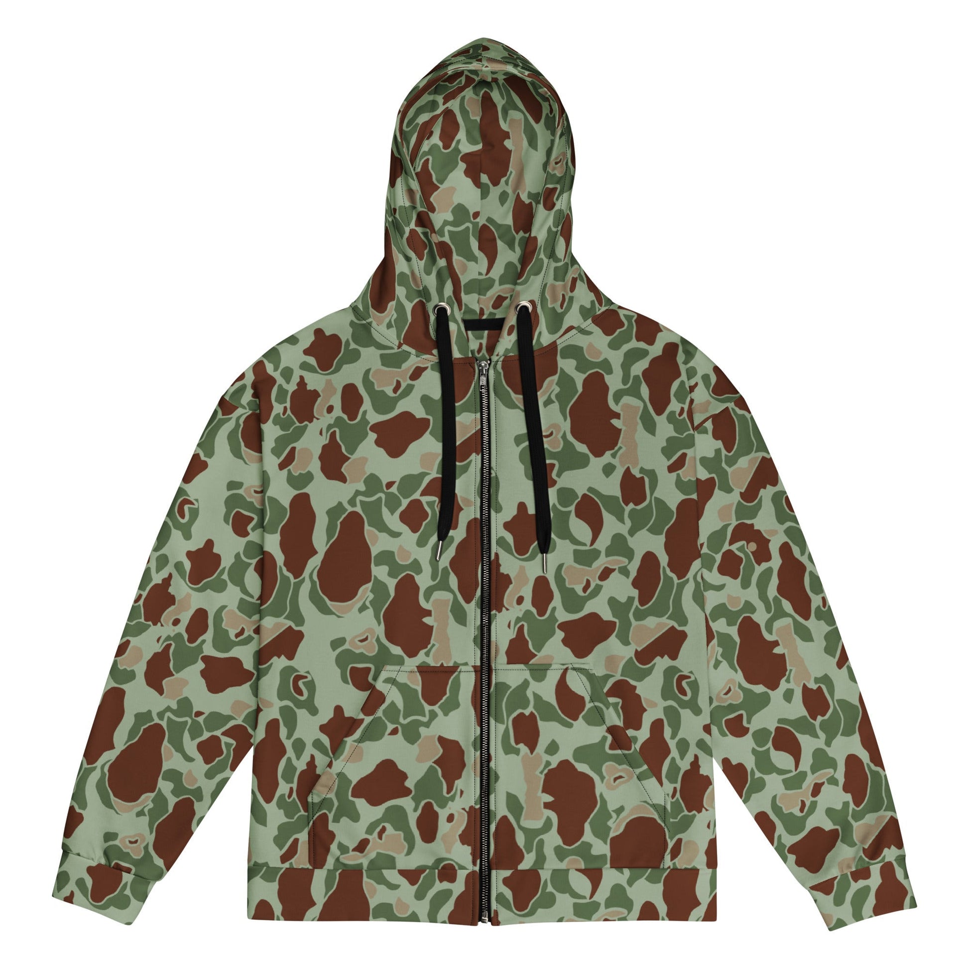 American Frog Skin Raider CAMO Unisex zip hoodie - 2XS - Zip Hoodies