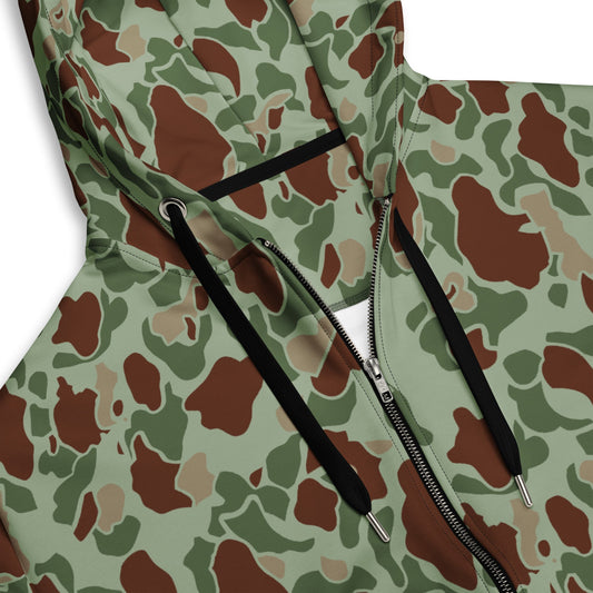 American Frog Skin Raider CAMO Unisex zip hoodie - Zip Hoodies