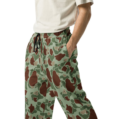 American Frog Skin Raider CAMO Wide-leg joggers - Joggers