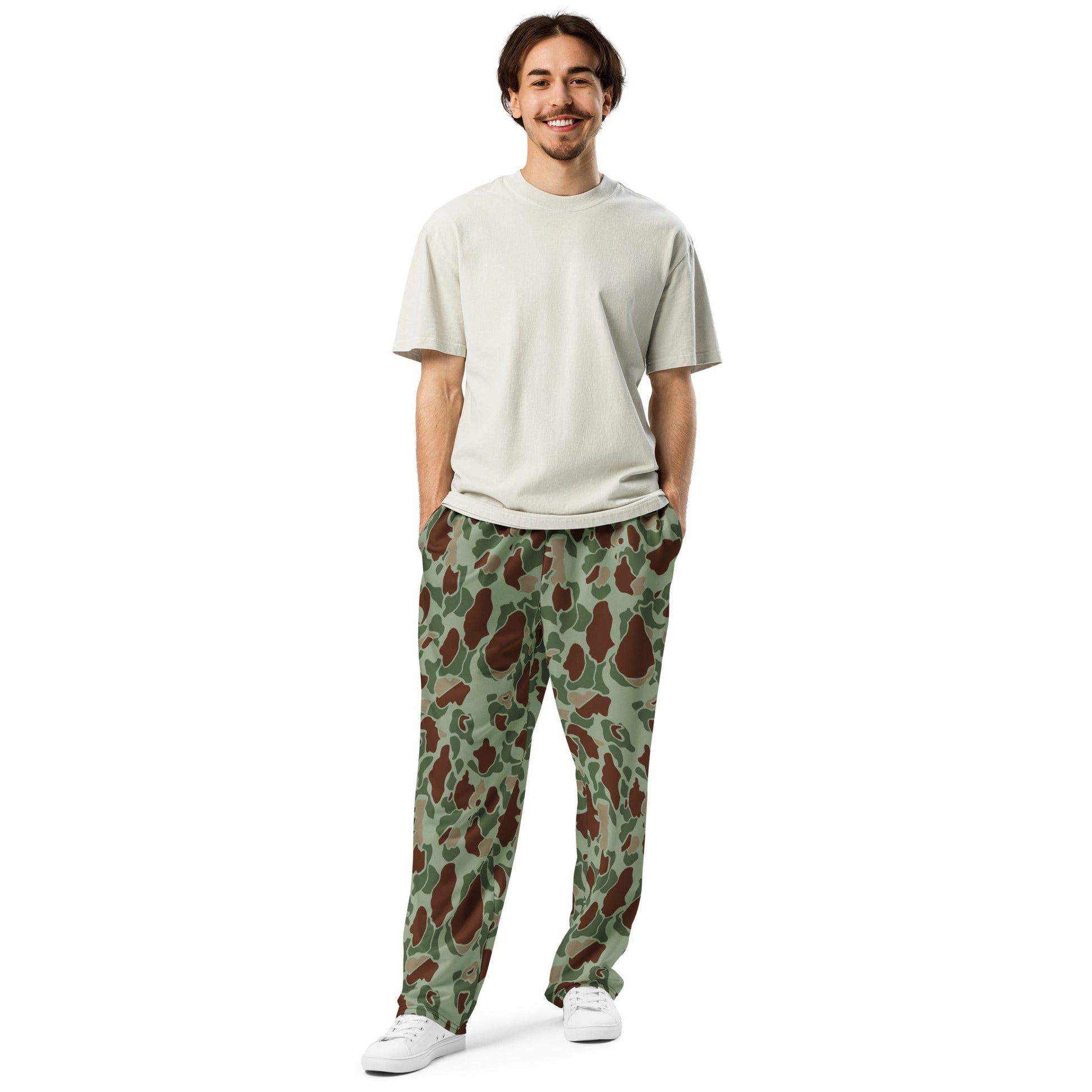 American Frog Skin Raider CAMO Wide-leg joggers - Joggers