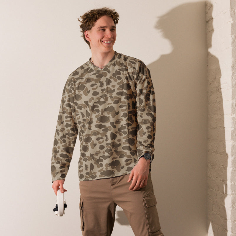 American Frog Skin Sandbeach CAMO Unisex Hockey Fan Jersey