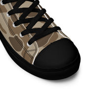 American Frog Skin Sandbeach CAMO Mens High-Top Canvas Shoes