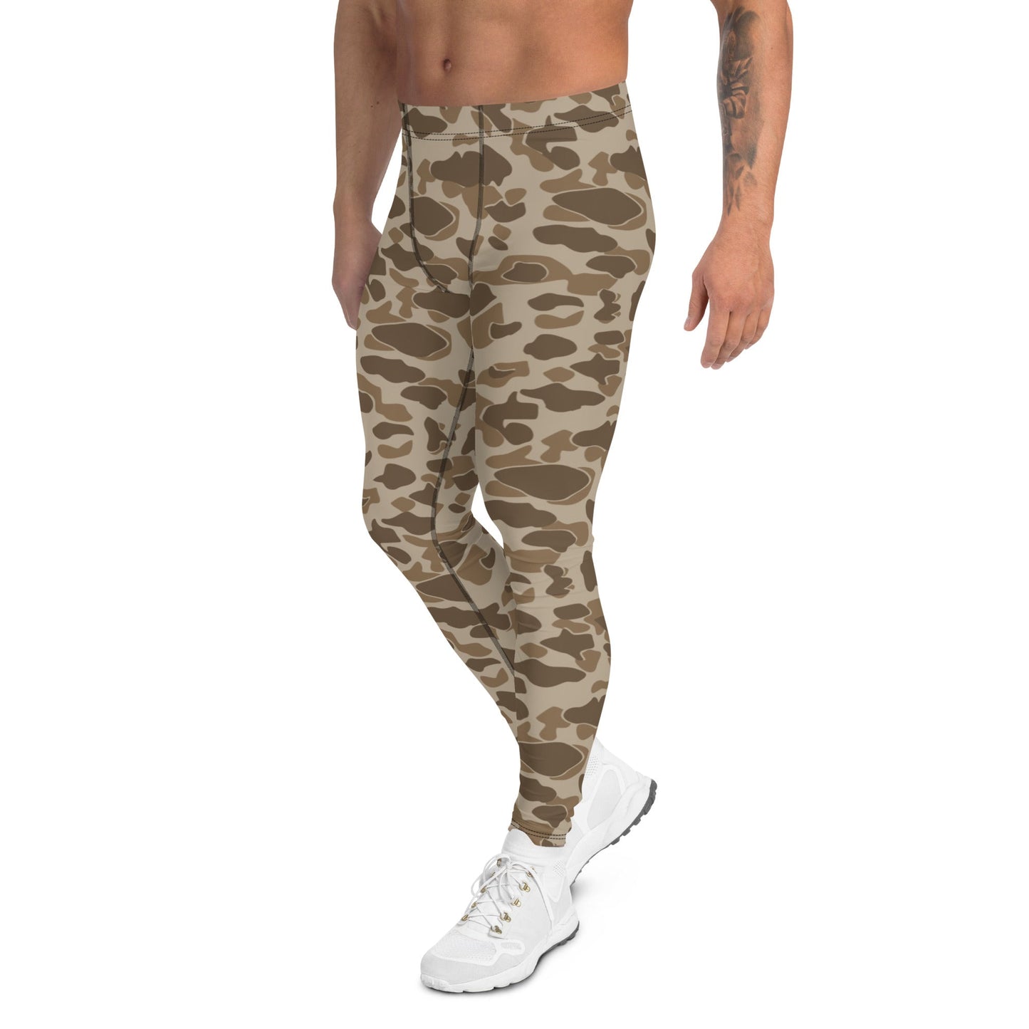 American Frog Skin Sandbeach CAMO Mens Leggings