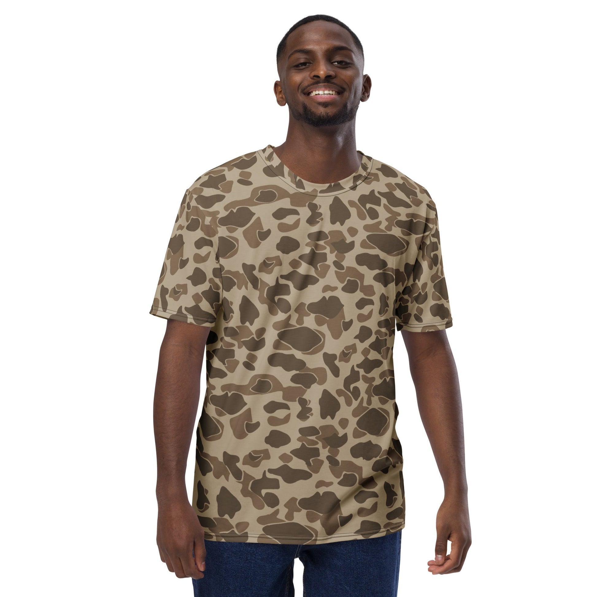 American Frog Skin Sandbeach CAMO Mens t-shirt - T-Shirts
