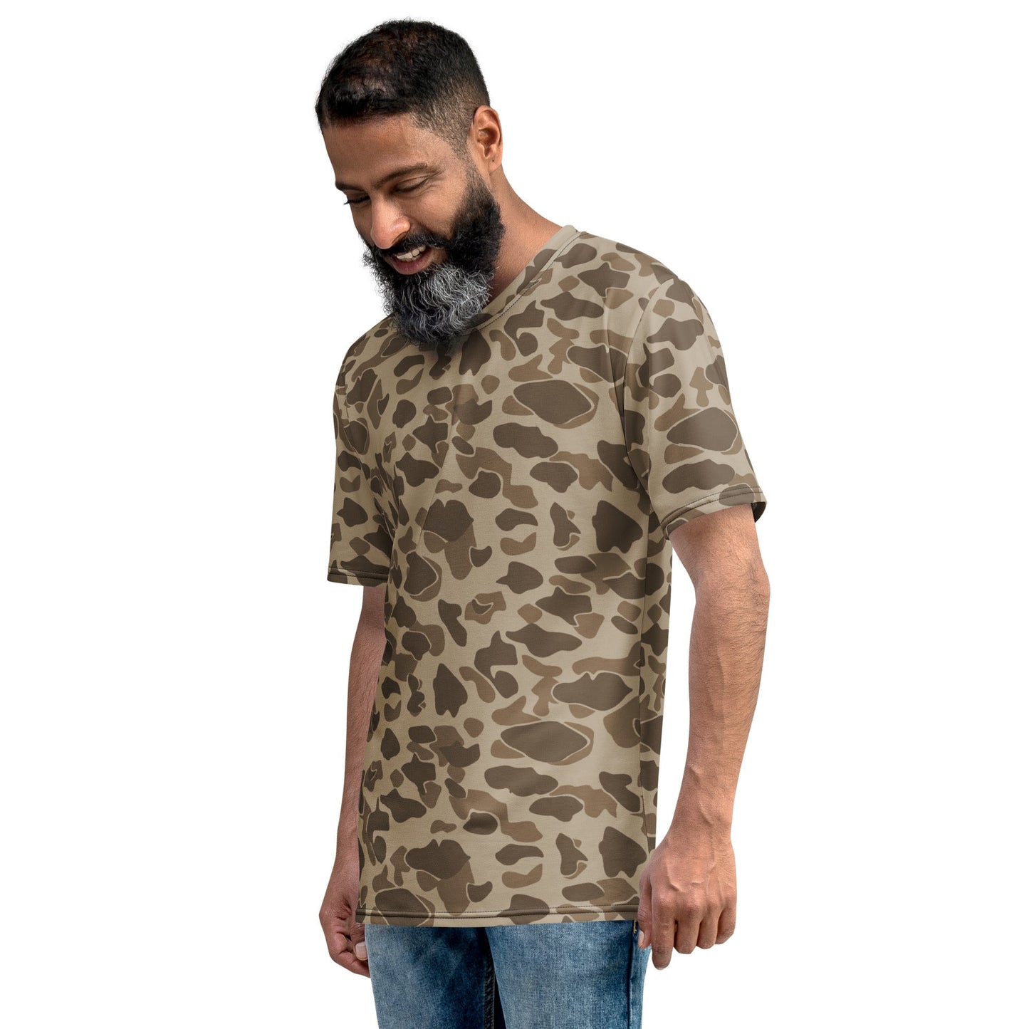 American Frog Skin Sandbeach CAMO Mens t-shirt - T-Shirts