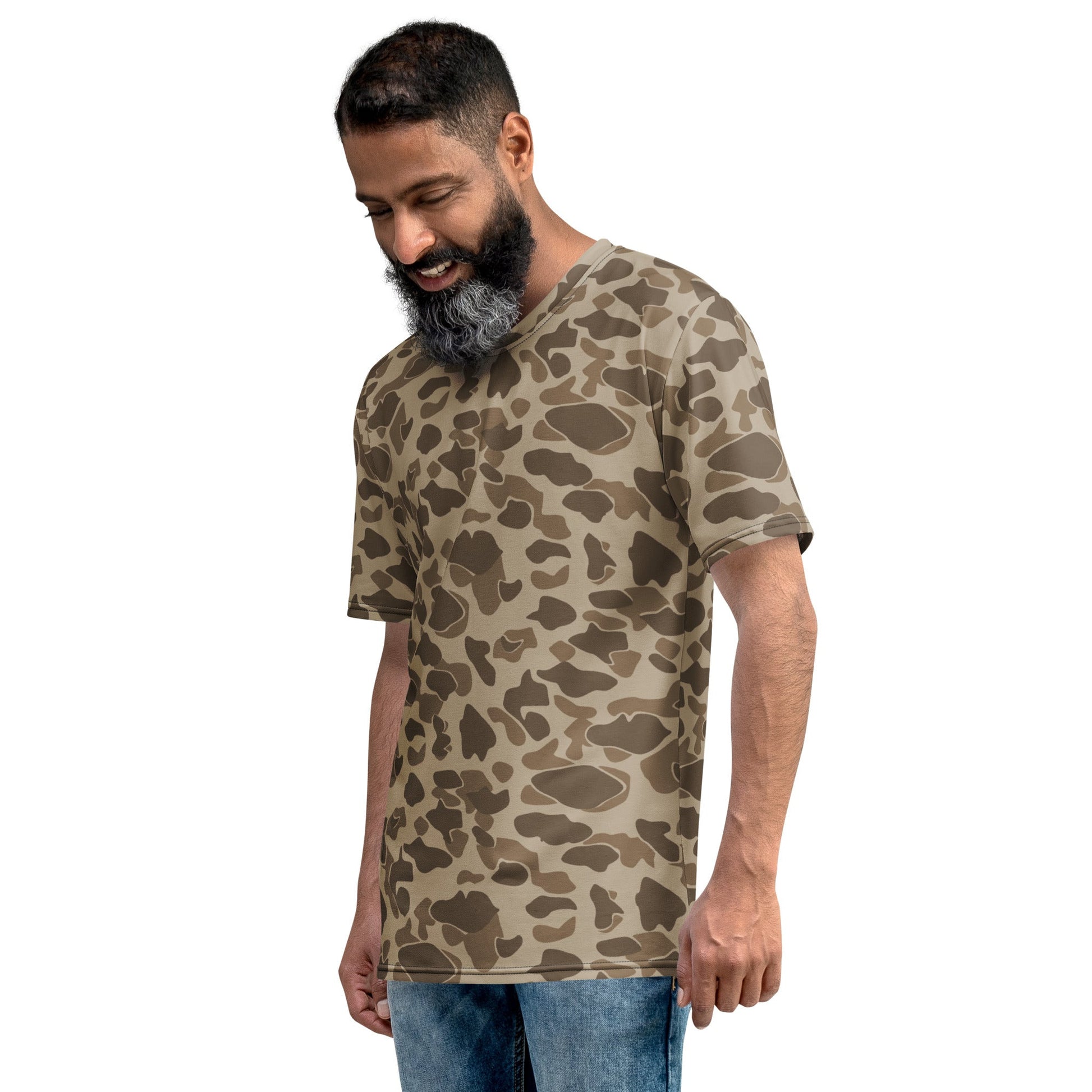 American Frog Skin Sandbeach CAMO Mens t-shirt - T-Shirts
