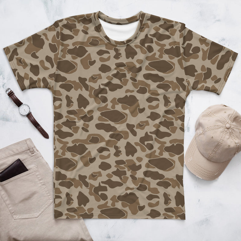 American Frog Skin Sandbeach CAMO Mens T-Shirt - XS