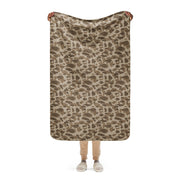American Frog Skin Sandbeach CAMO Sherpa Blanket - 37″×57″