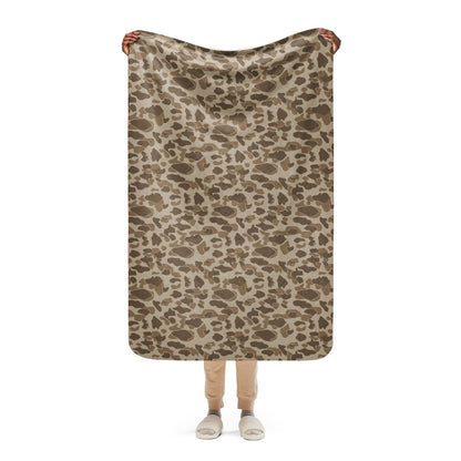 American Frog Skin Sandbeach CAMO Sherpa blanket - 37″×57″ - Blankets