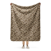 American Frog Skin Sandbeach CAMO Sherpa Blanket - 50″×60″