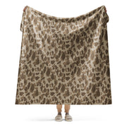American Frog Skin Sandbeach CAMO Sherpa Blanket - 60″×80″