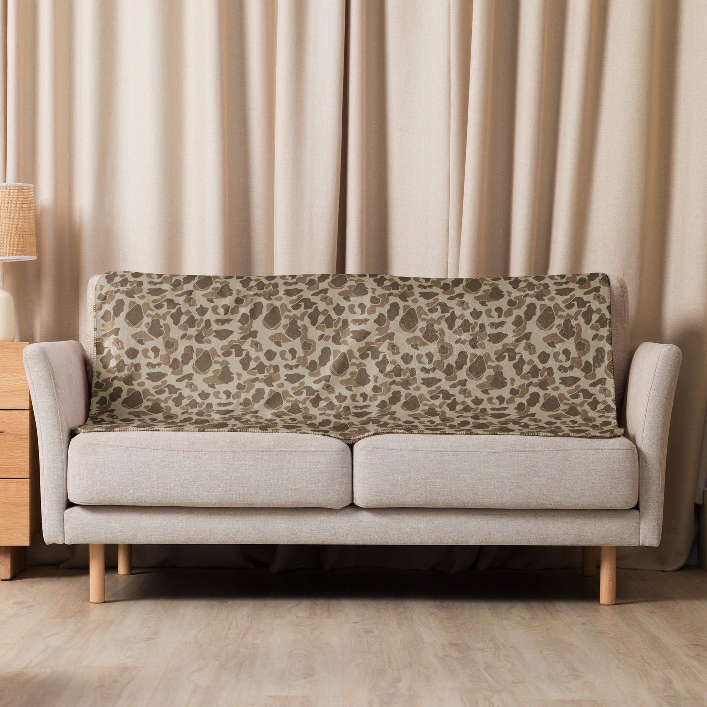 American Frog Skin Sandbeach CAMO Sherpa blanket - Blankets