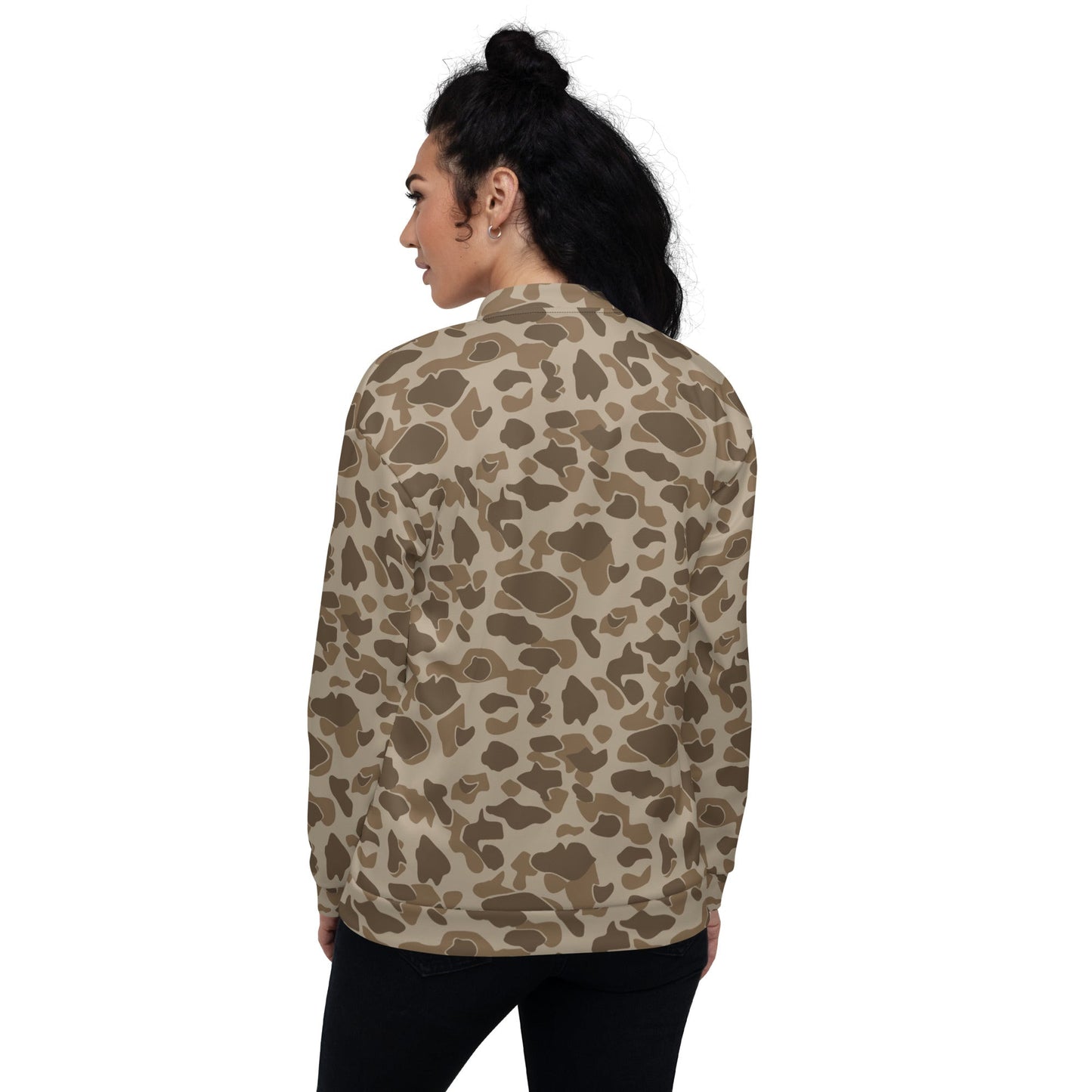 American Frog Skin Sandbeach CAMO Unisex Bomber Jacket - Jackets
