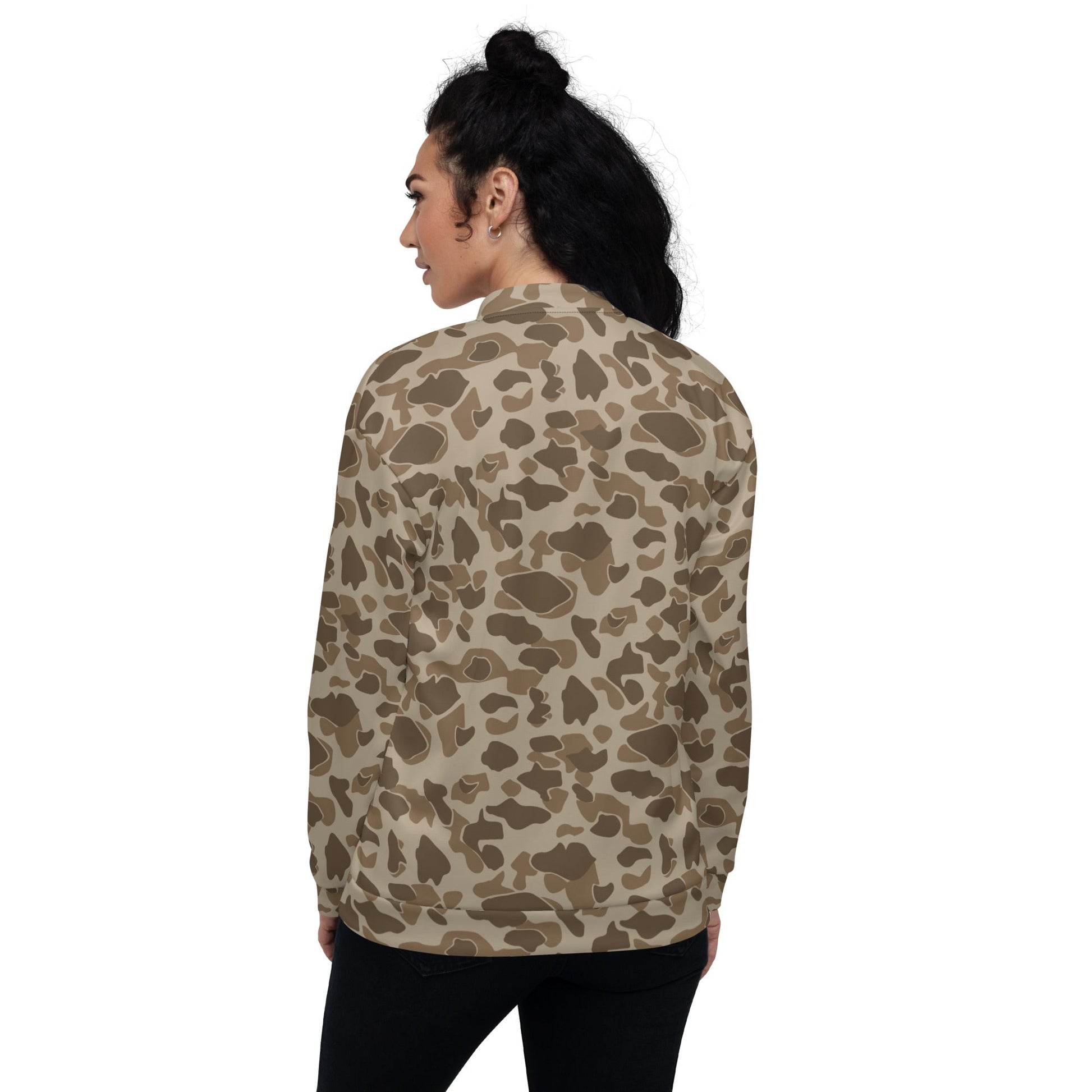 American Frog Skin Sandbeach CAMO Unisex Bomber Jacket - Jackets
