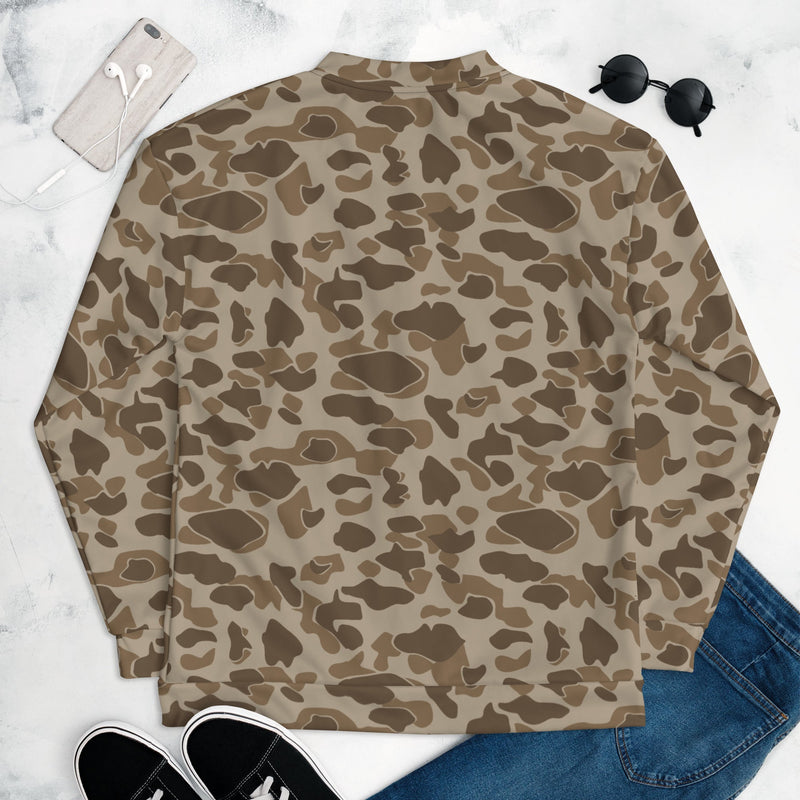 American Frog Skin Sandbeach CAMO Unisex Bomber Jacket