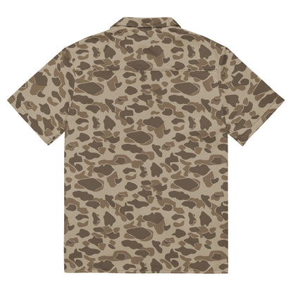 American Frog Skin Sandbeach CAMO Unisex button shirt - Button Shirts