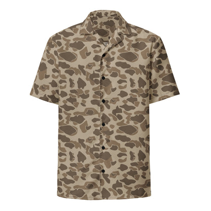 American Frog Skin Sandbeach CAMO Unisex button shirt - Button Shirts