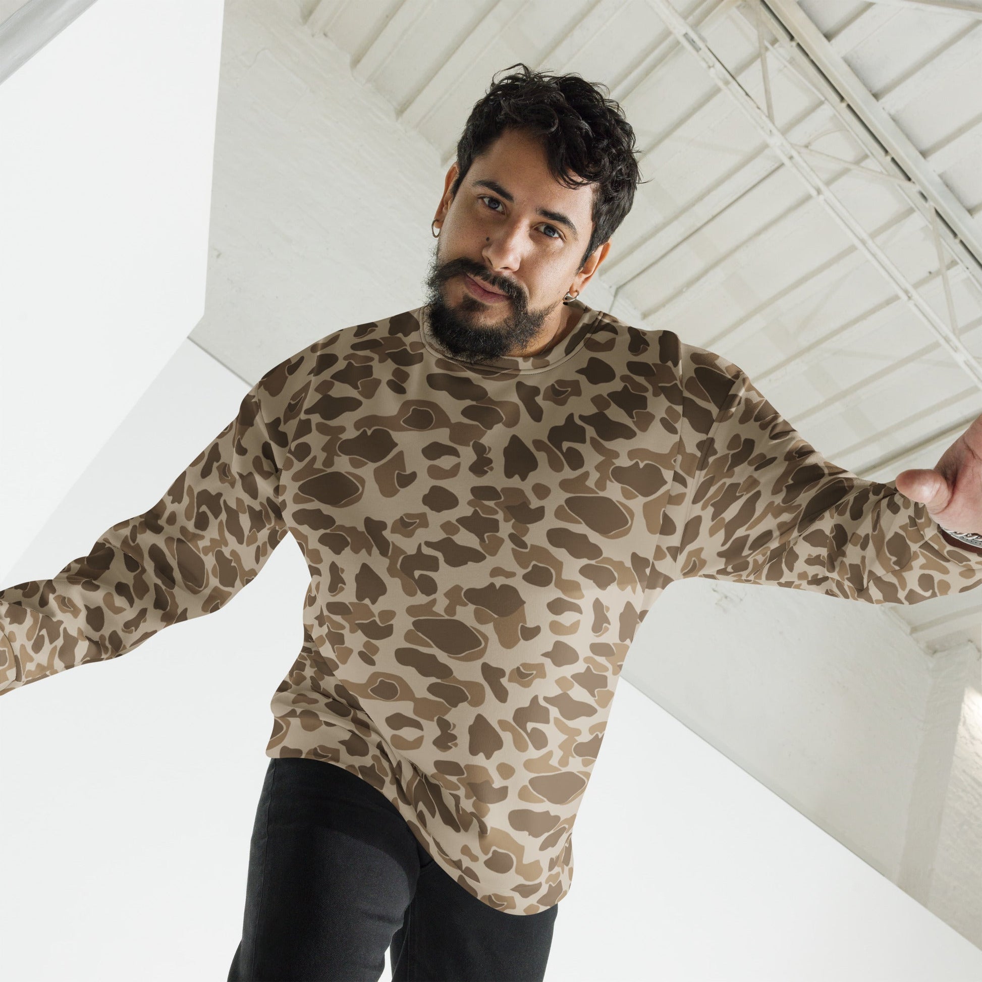 American Frog Skin Sandbeach CAMO Unisex Sweatshirt - Sweatshirts