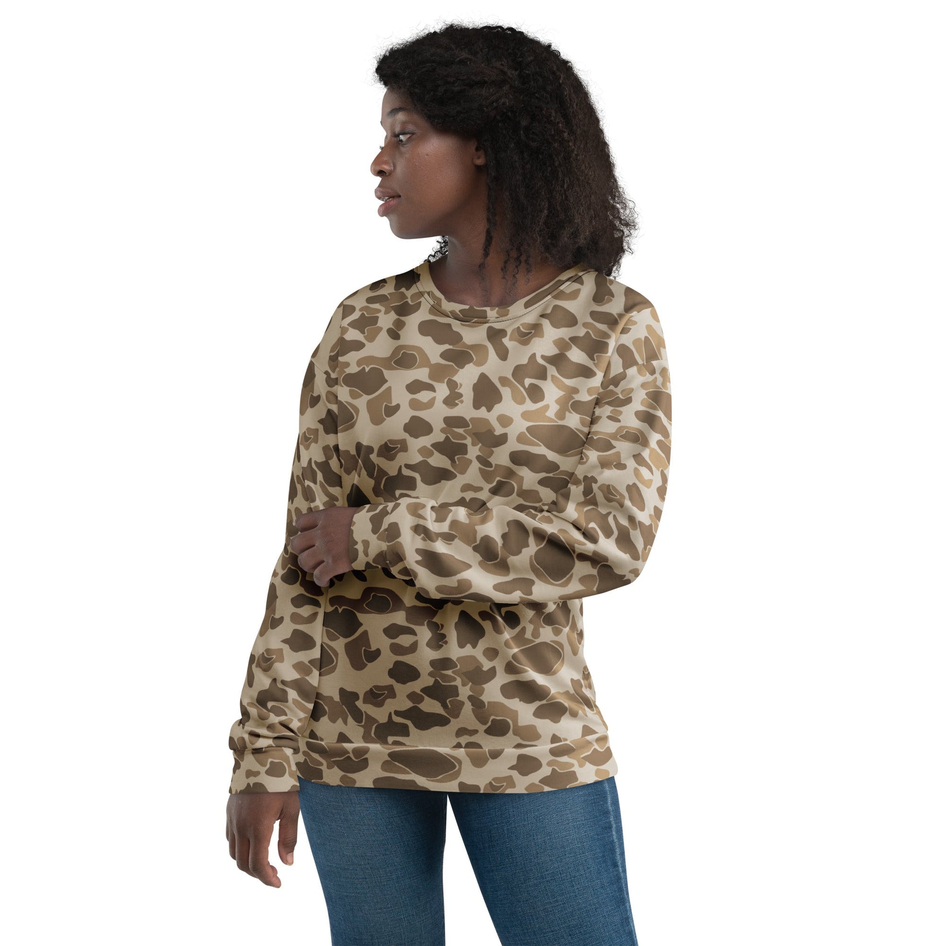 American Frog Skin Sandbeach CAMO Unisex Sweatshirt - Sweatshirts