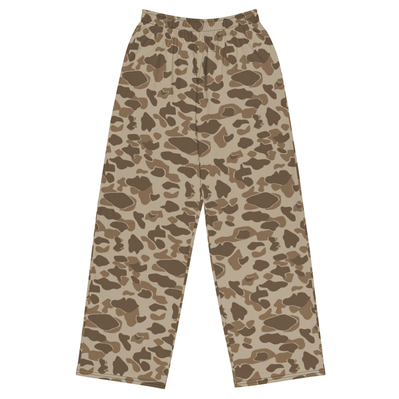 American Frog Skin Sandbeach CAMO Unisex Wide-Leg Leisure Pants - 2XS
