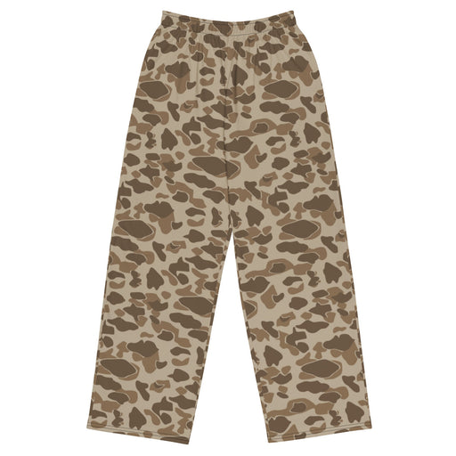 American Frog Skin Sandbeach CAMO Unisex Wide-Leg Leisure Pants - 2XS