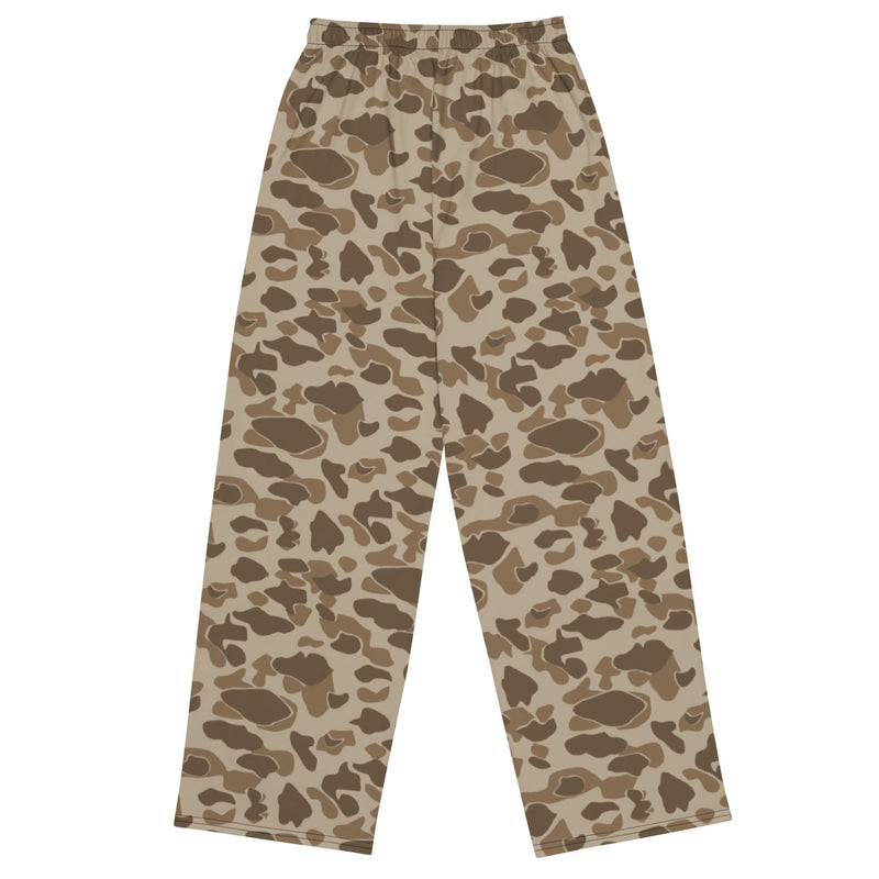 American Frog Skin Sandbeach CAMO Unisex Wide-Leg Leisure Pants