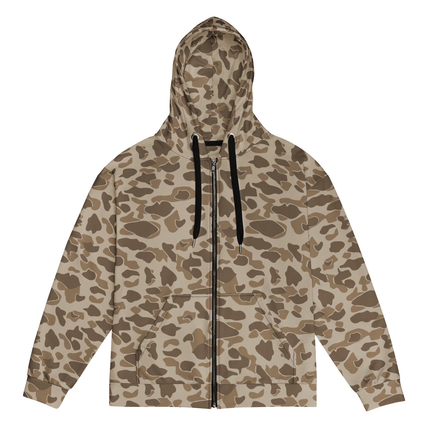 American Frog Skin Sandbeach CAMO Unisex zip hoodie - 2XS - Zip Hoodies