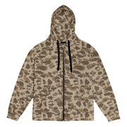 American Frog Skin Sandbeach CAMO Unisex Zip Hoodie - 2XS