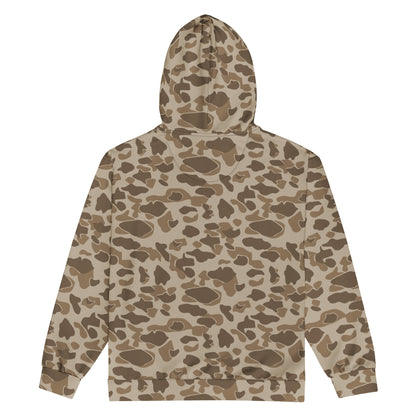 American Frog Skin Sandbeach CAMO Unisex zip hoodie - Zip Hoodies