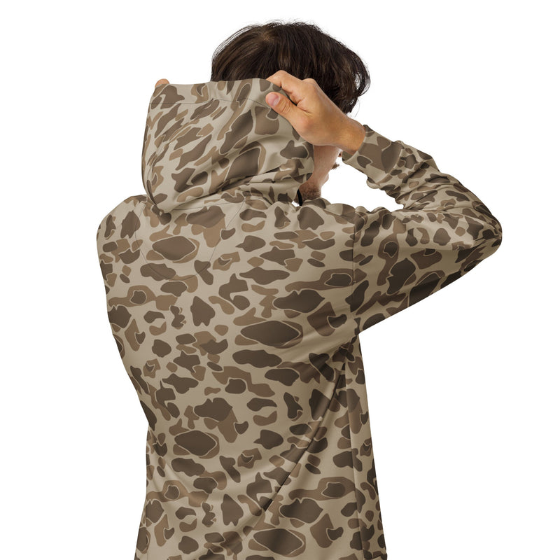 American Frog Skin Sandbeach CAMO Unisex Zip Hoodie