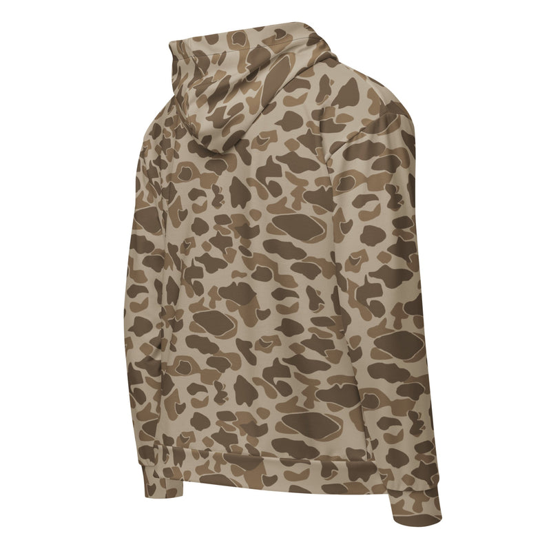 American Frog Skin Sandbeach CAMO Unisex Zip Hoodie