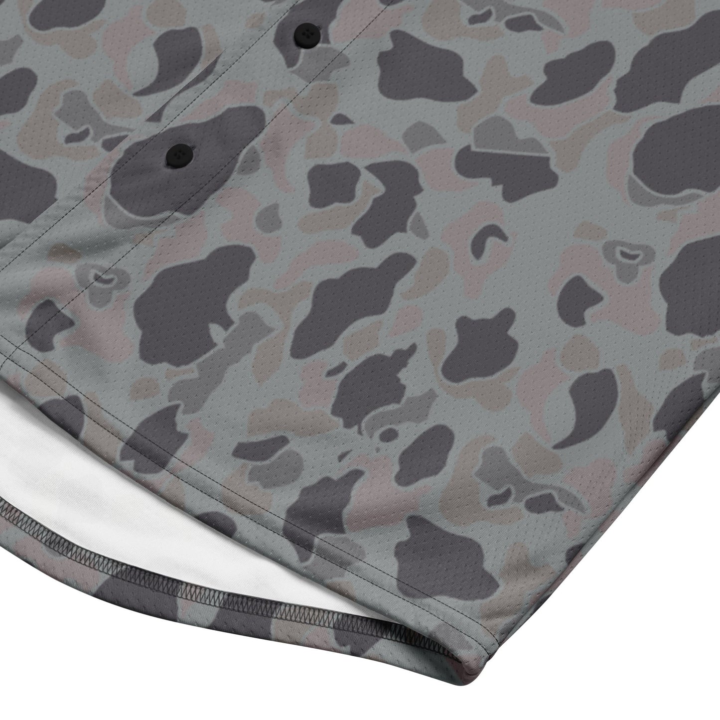 American Frog Skin Snow Shadow CAMO baseball jersey - Baseball Jerseys