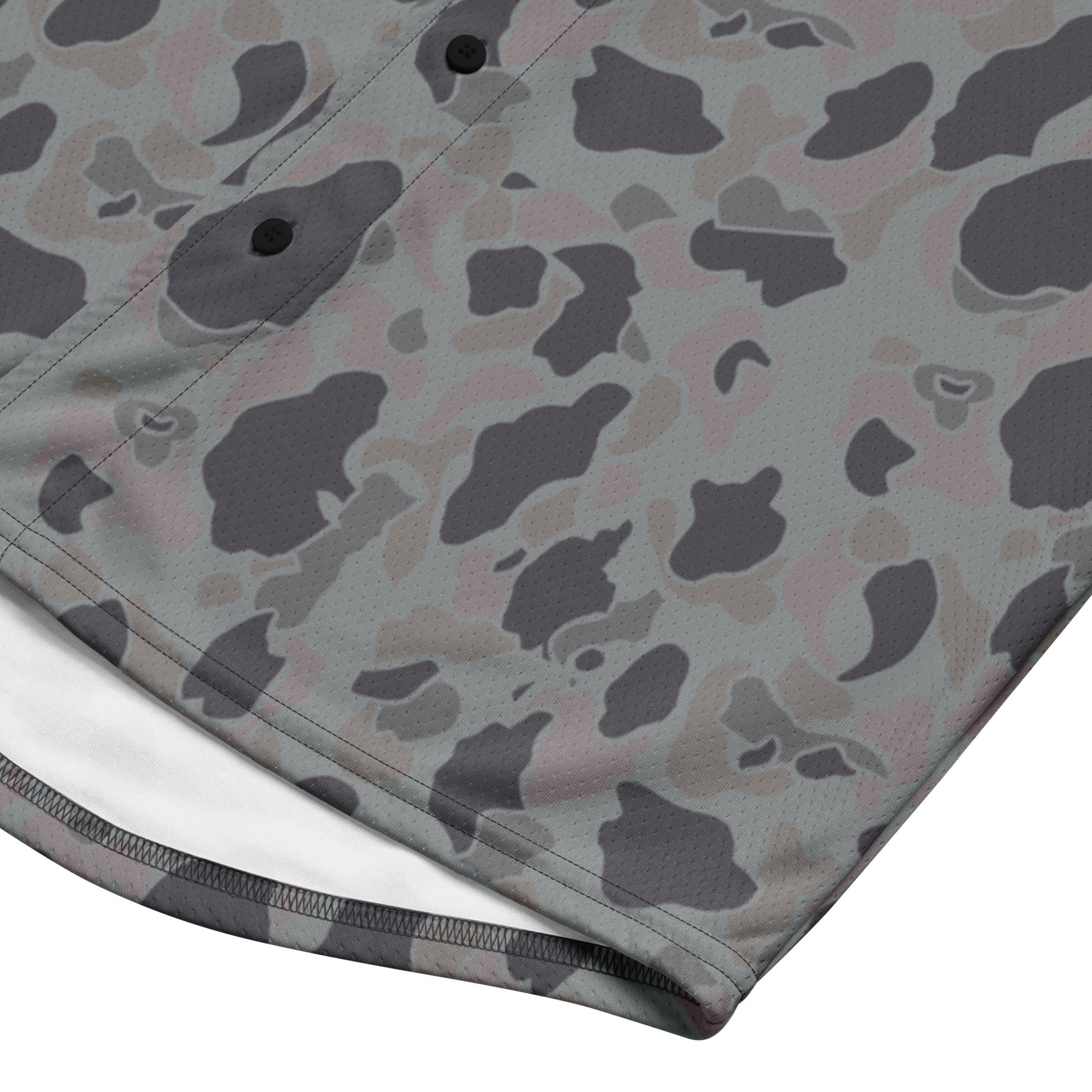 American Frog Skin Snow Shadow CAMO baseball jersey - Baseball Jerseys