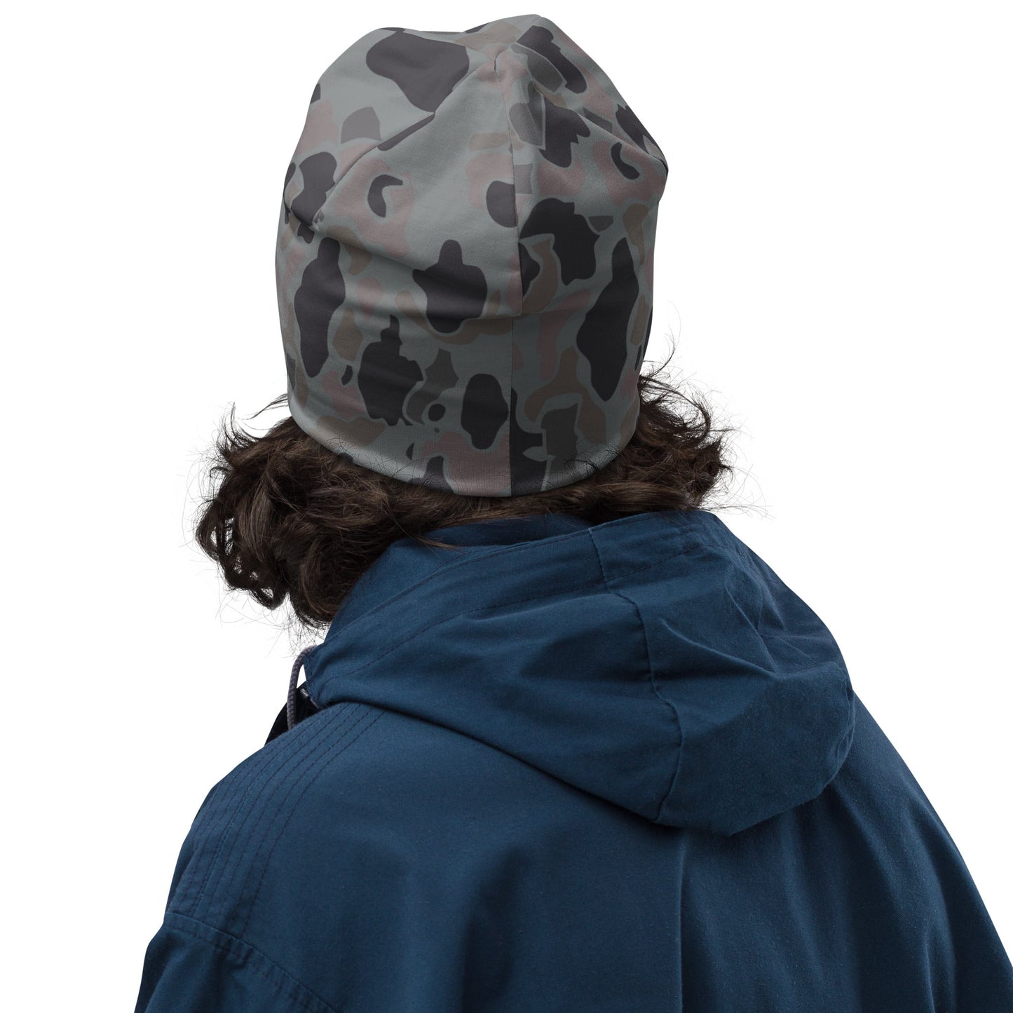 American Frog Skin Snow Shadow CAMO Beanie - Beanies
