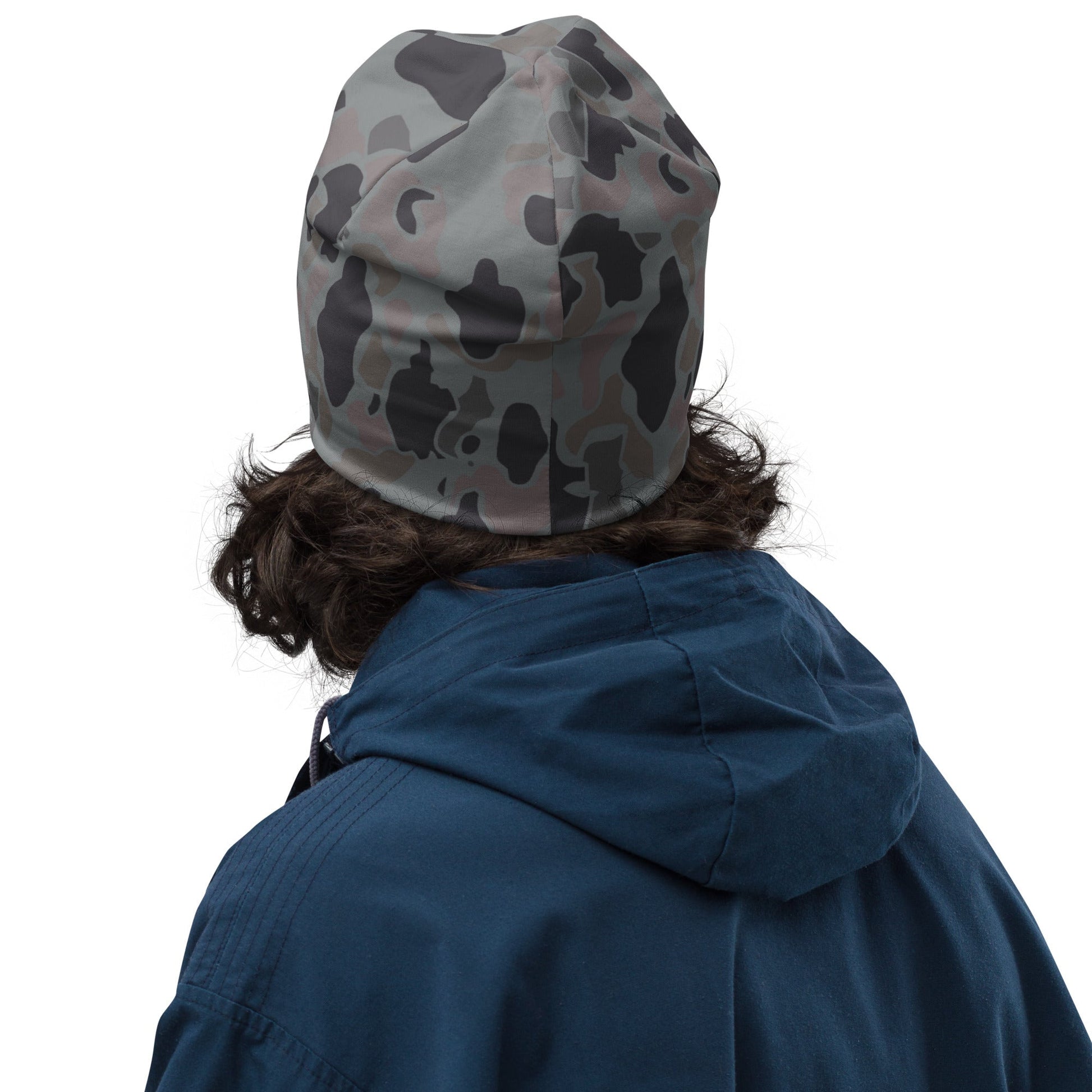 American Frog Skin Snow Shadow CAMO Beanie - Beanies