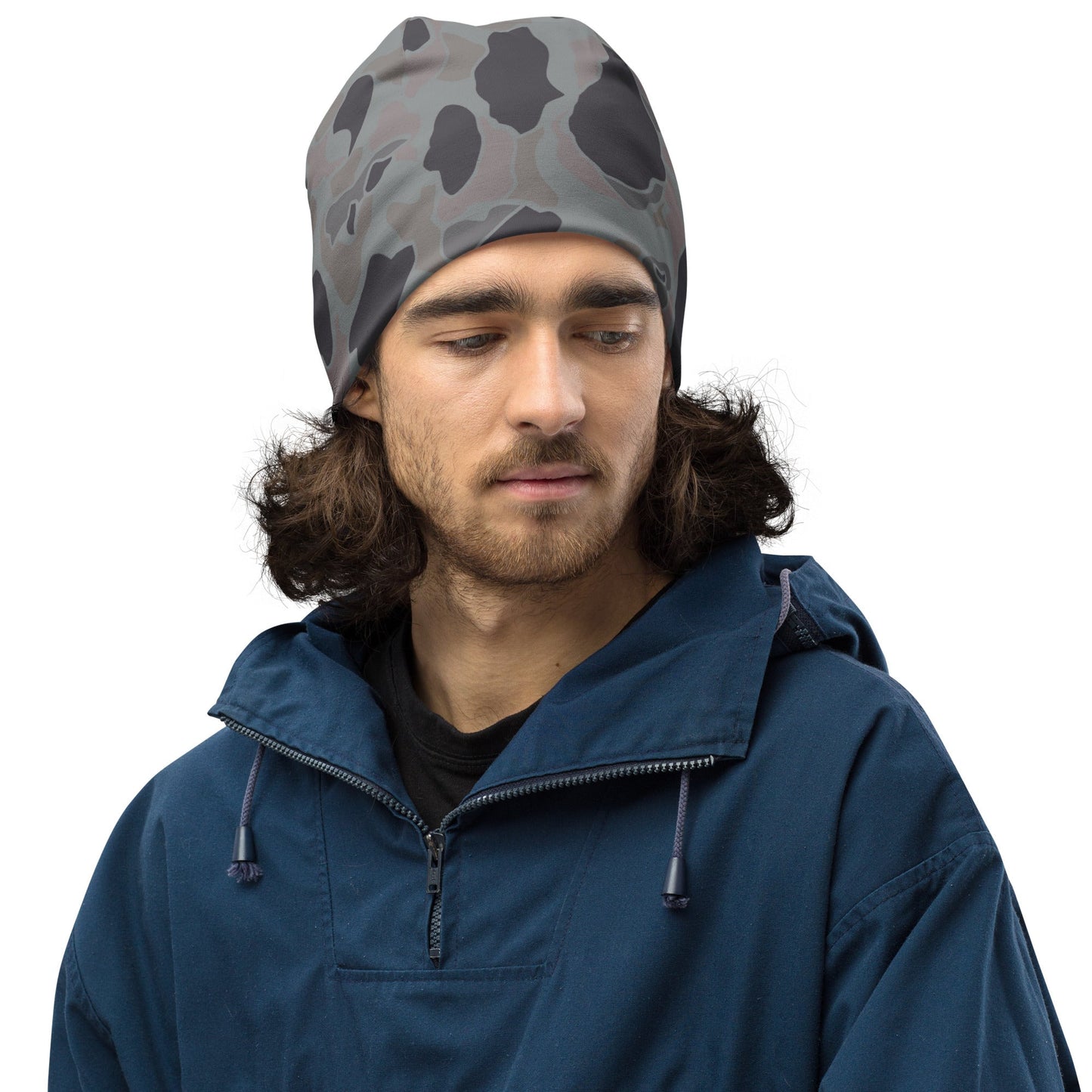 American Frog Skin Snow Shadow CAMO Beanie - Beanies