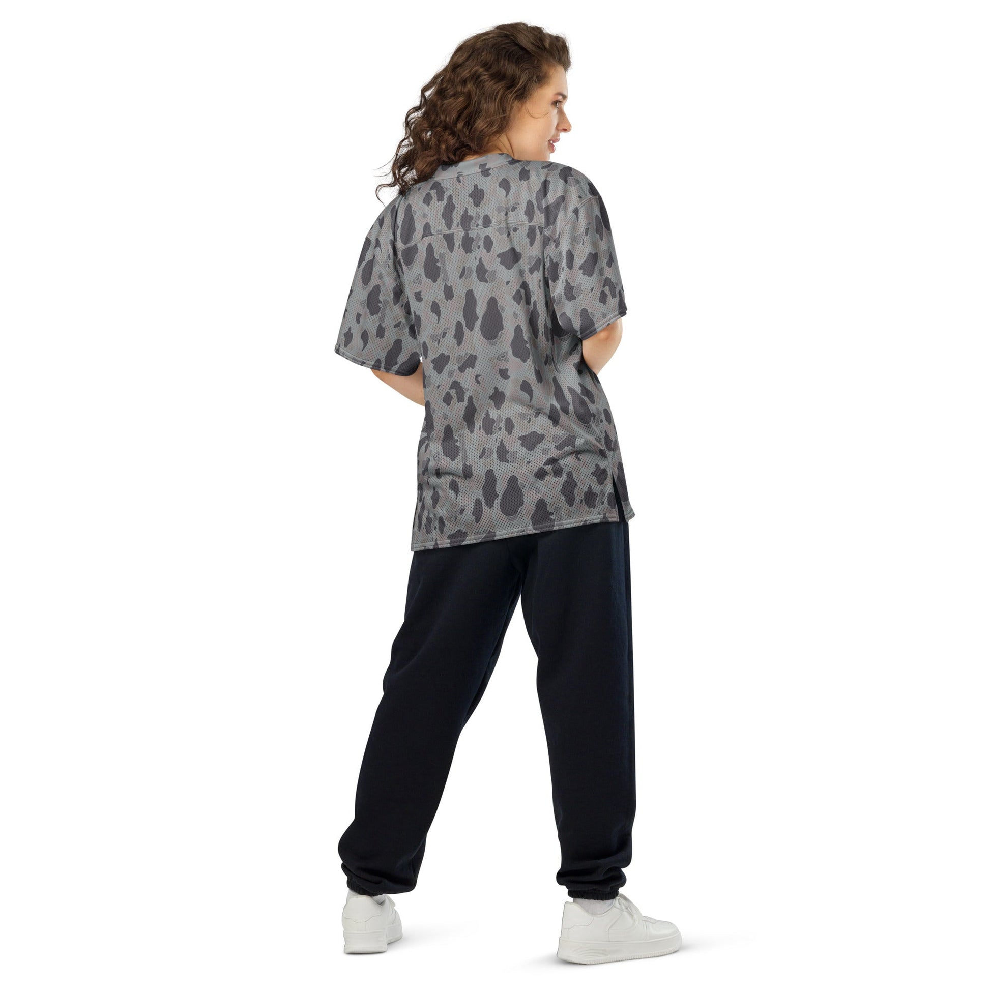 American Frog Skin Snow Shadow CAMO Unisex Football Jersey