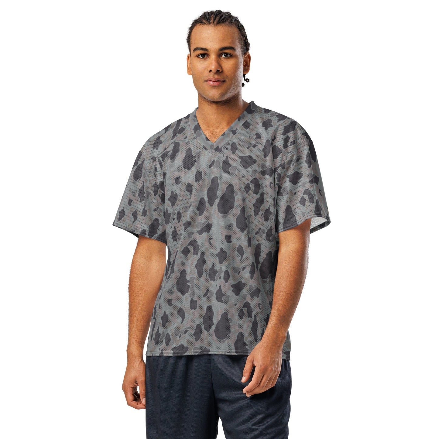 American Frog Skin Snow Shadow CAMO Unisex Football Jersey