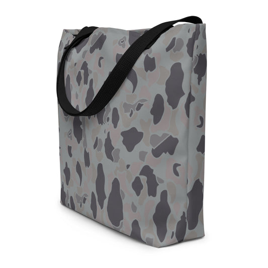 American Frog Skin Snow Shadow CAMO Large Tote Bag - Bags