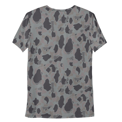 American Frog Skin Snow Shadow CAMO Mens Athletic T-Shirt
