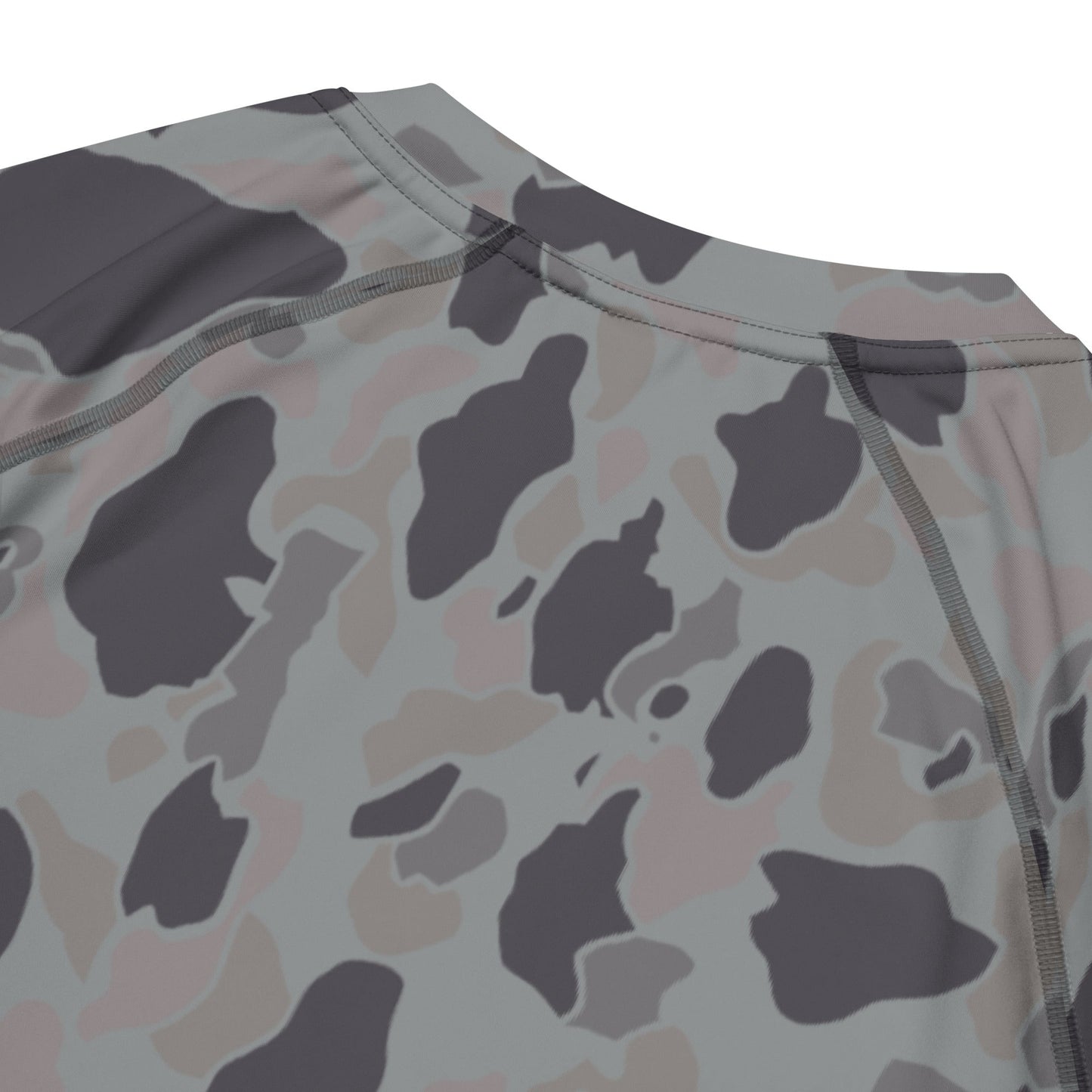 American Frog Skin Snow Shadow CAMO Mens Short-Sleeve Rash Guard