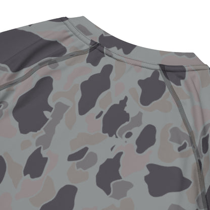 American Frog Skin Snow Shadow CAMO Mens Short-Sleeve Rash Guard