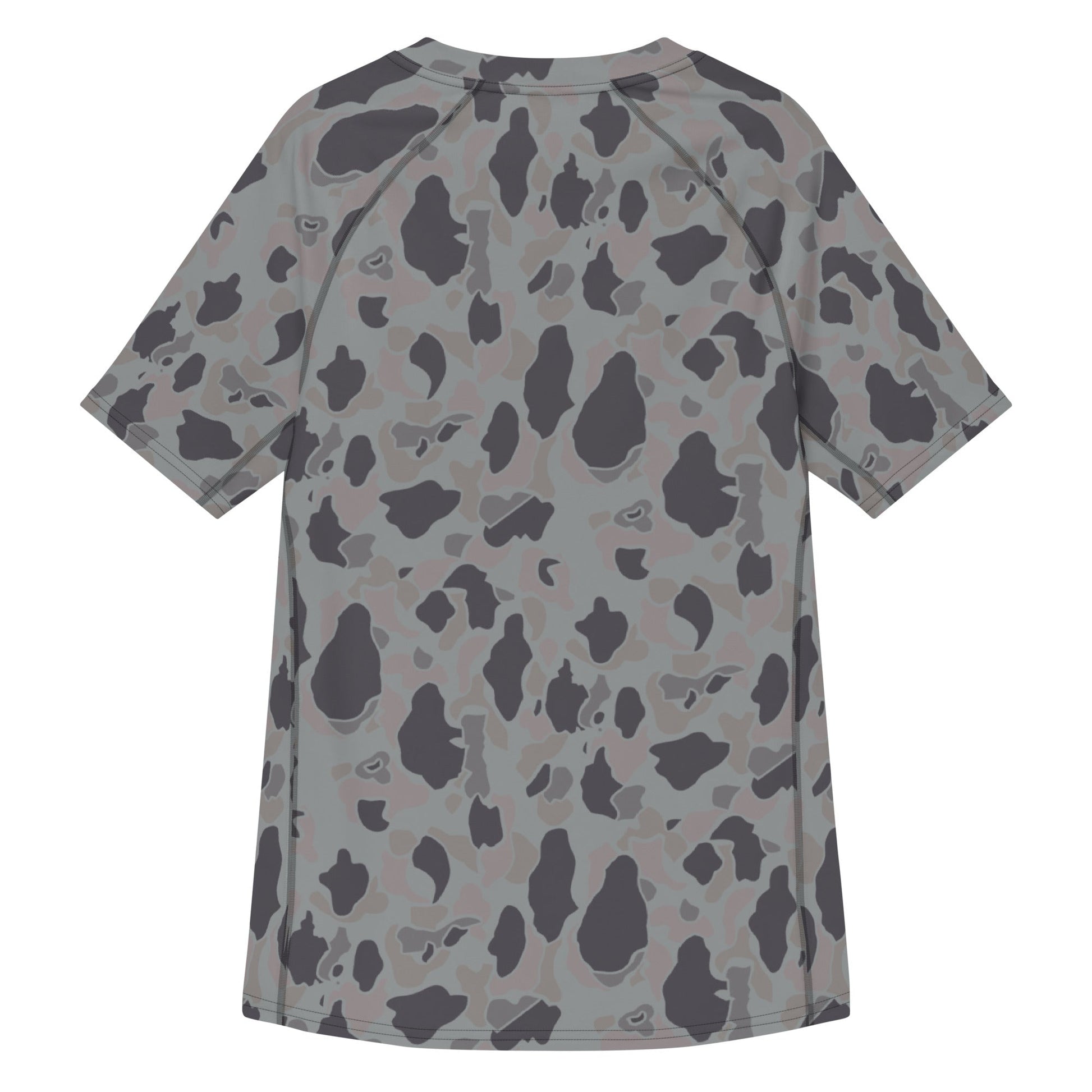 American Frog Skin Snow Shadow CAMO Mens Short-Sleeve Rash Guard