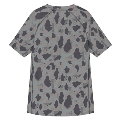 American Frog Skin Snow Shadow CAMO Mens Short-Sleeve Rash Guard